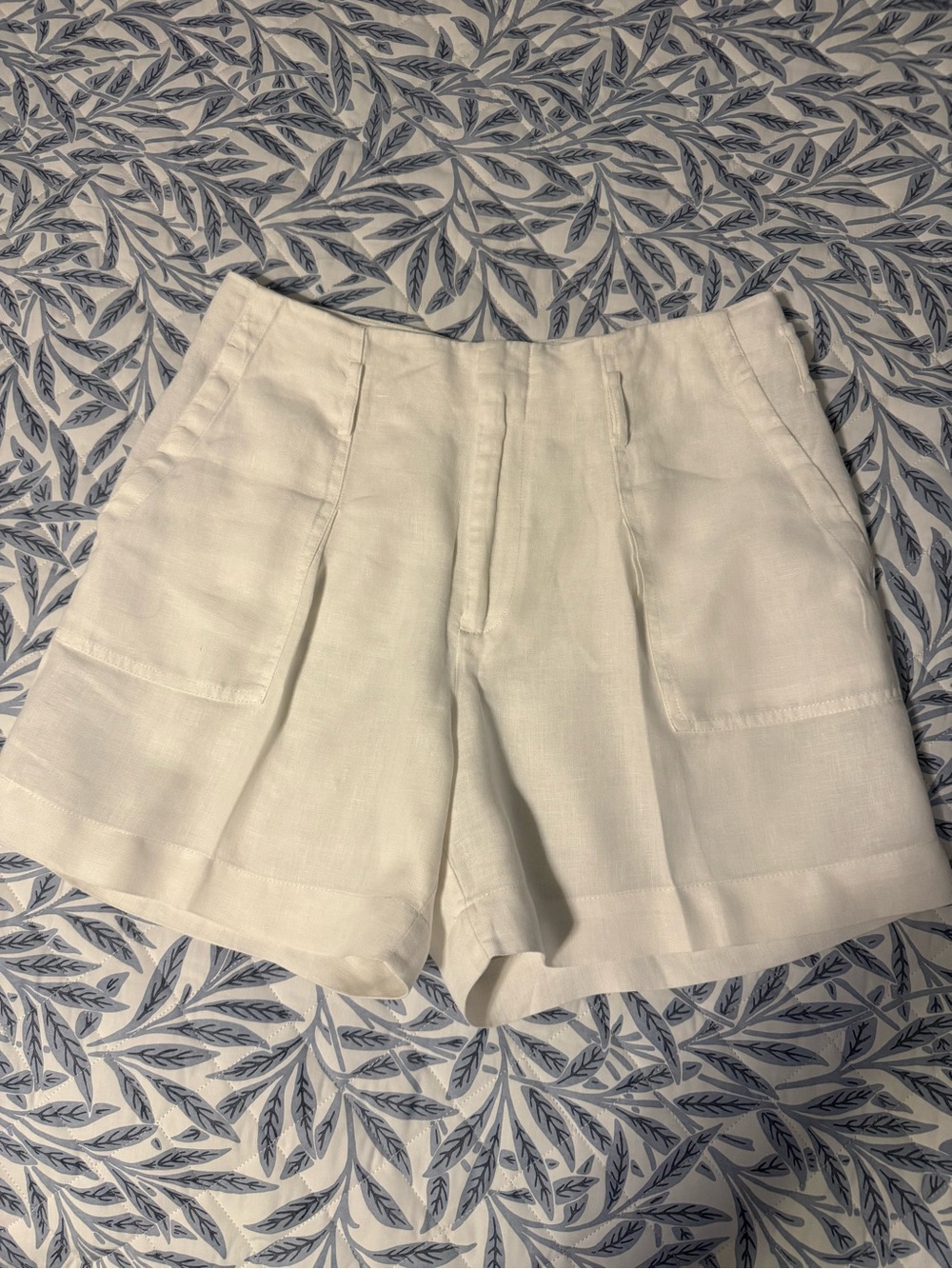 Lauren Ralph Lauren Women’s White Linen Shorts❗️